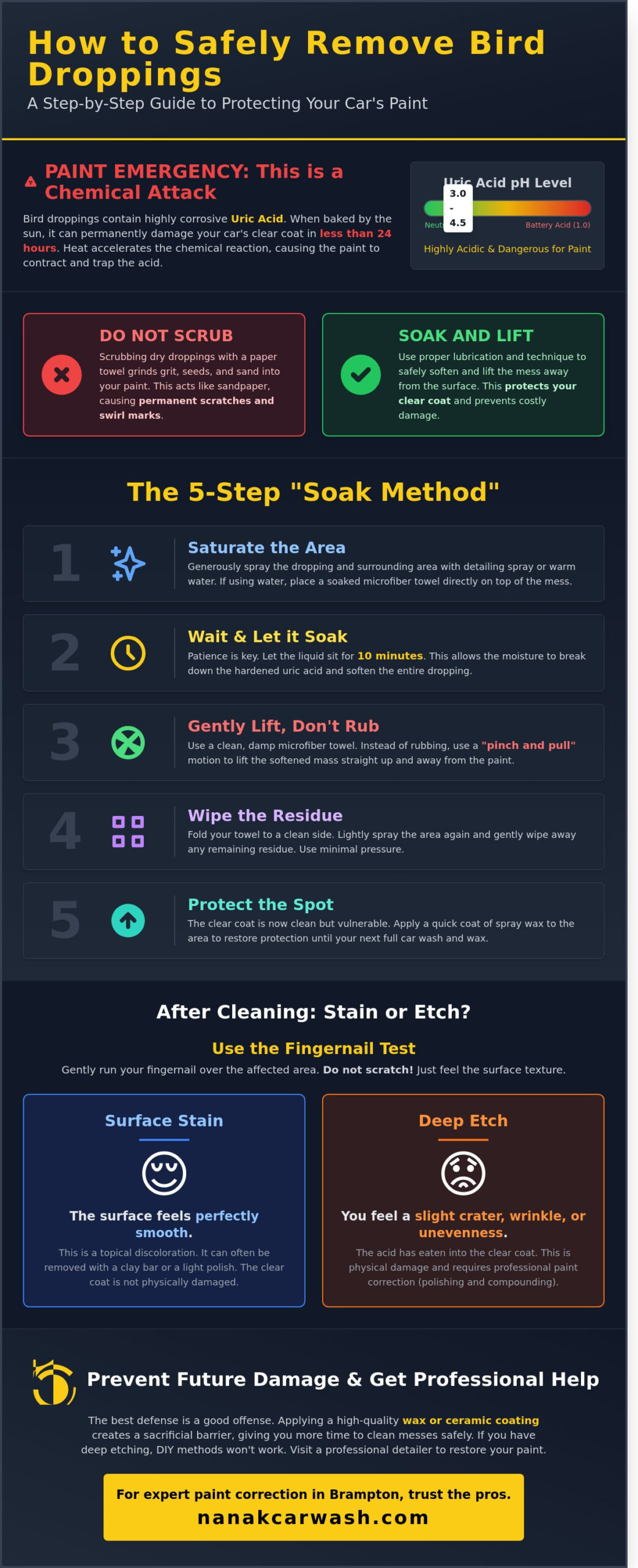 How to Remove Bird Poop Stain From Car Paint: The Ultimate Guide