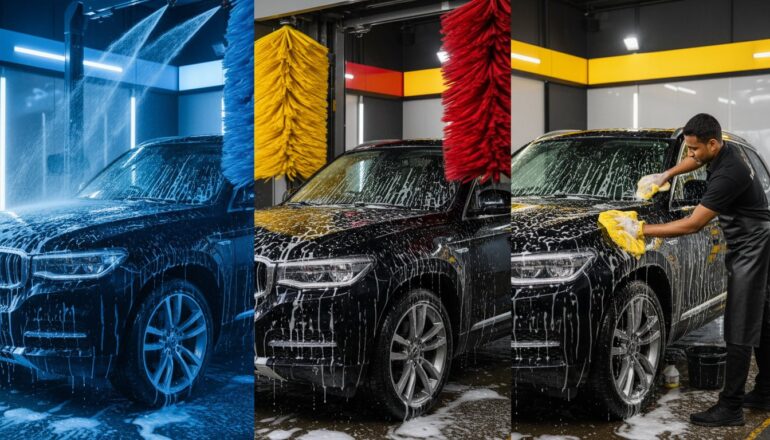 Car Wash Showdown: Touchless vs. Soft-Touch vs. Hand Wash