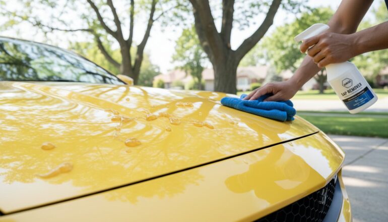 How to Remove Tree Sap from Your Car Without Damaging the Paint