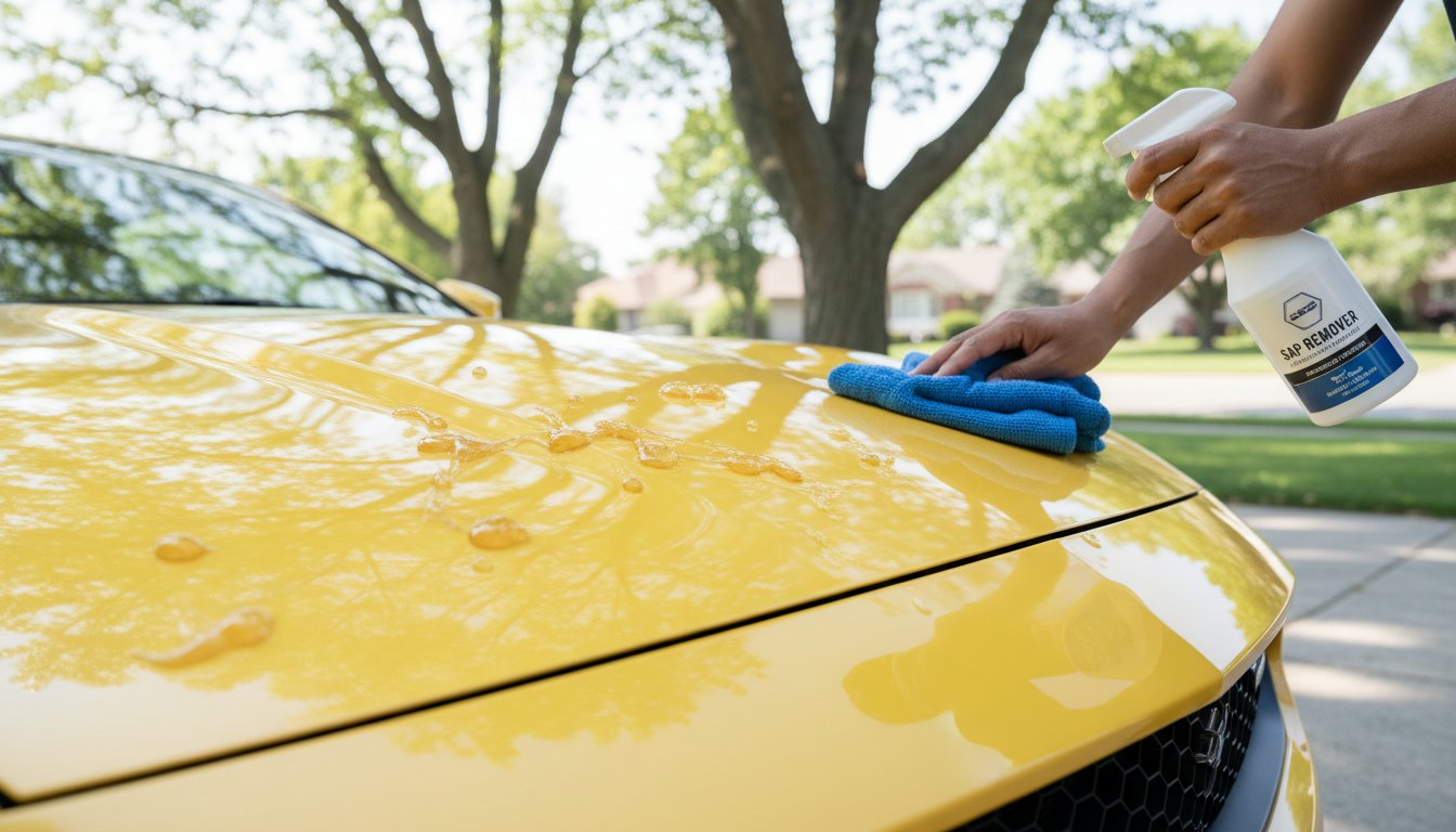How to Remove Tree Sap from Your Car Without Damaging the Paint