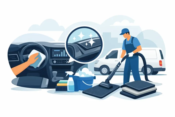 Dashboard and Mat Cleaning Service Benefits