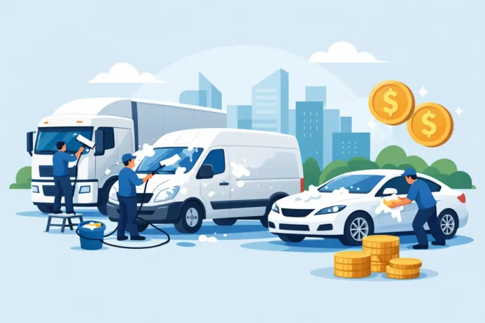 Fleet Vehicle Cleaning Service That Saves Money