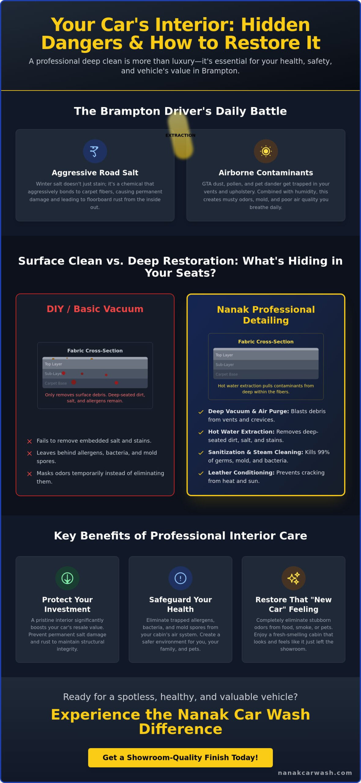 Interior Car Detailing Brampton: The Ultimate Guide to a Spotless Cabin