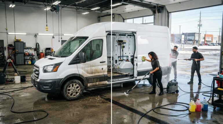 End of Lease Van Cleaning in Brampton: De-Fleet Guide