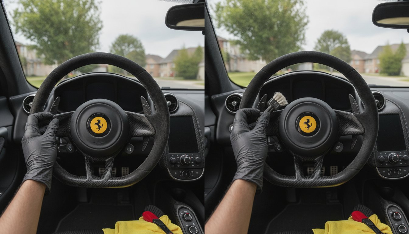 Professional Alcantara Steering Wheel Cleaning Brampton: Restore Your Grip