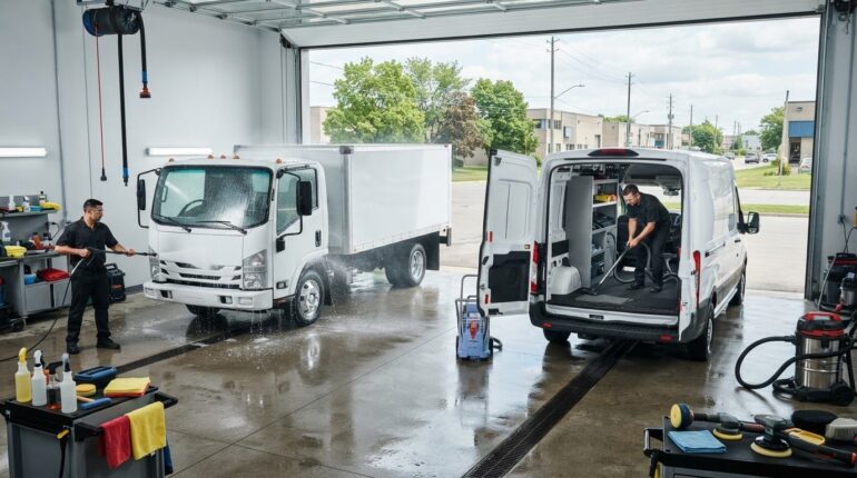 Commercial Vehicle Detailing in Brampton: Business Guide