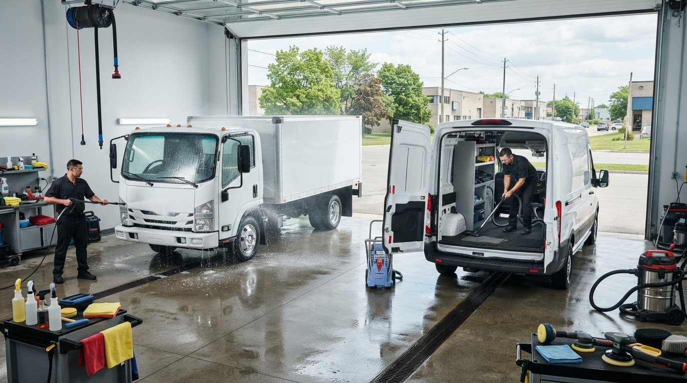 Commercial Vehicle Detailing in Brampton: Business Guide