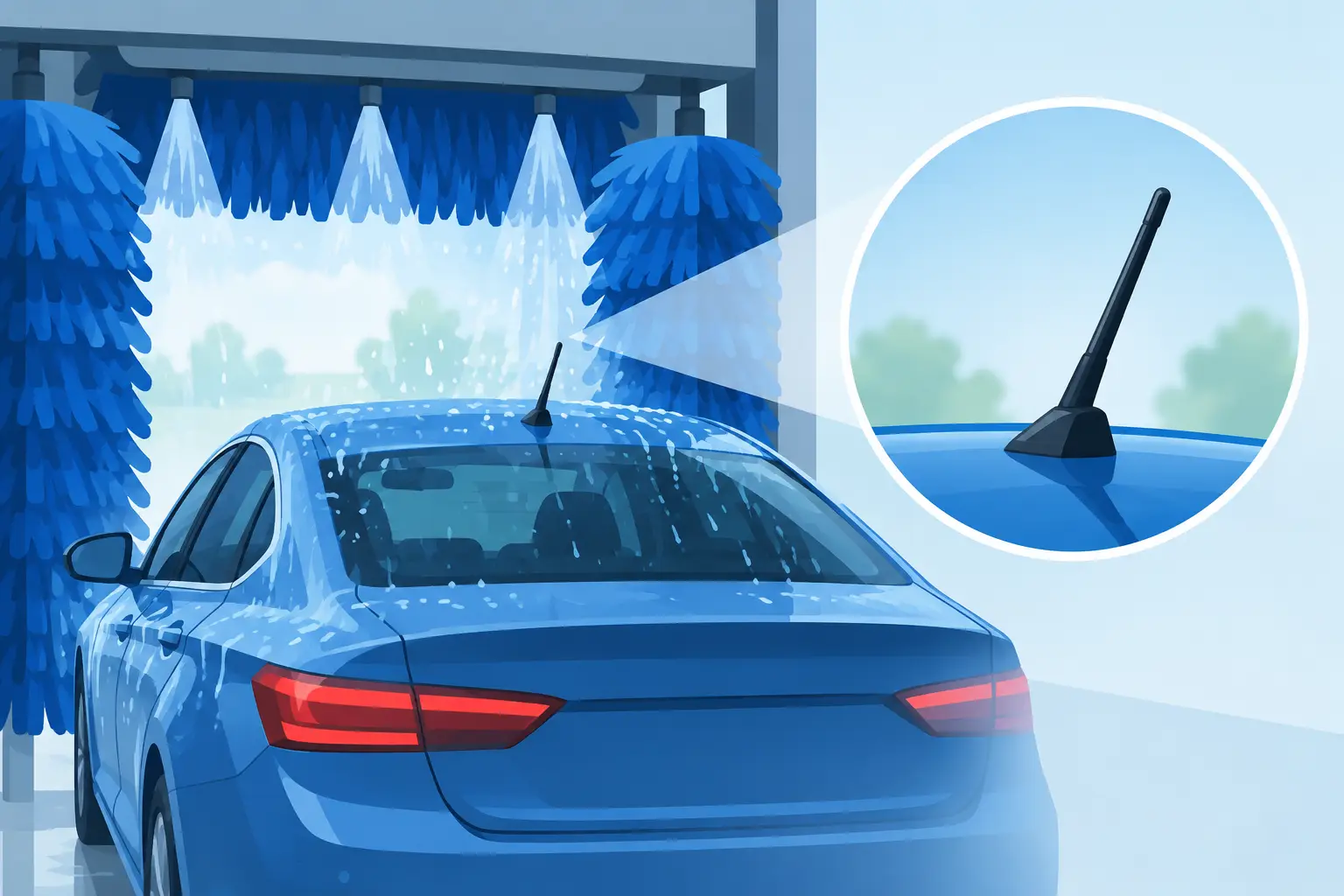 Do Car Washes Damage Antennas? What to Know