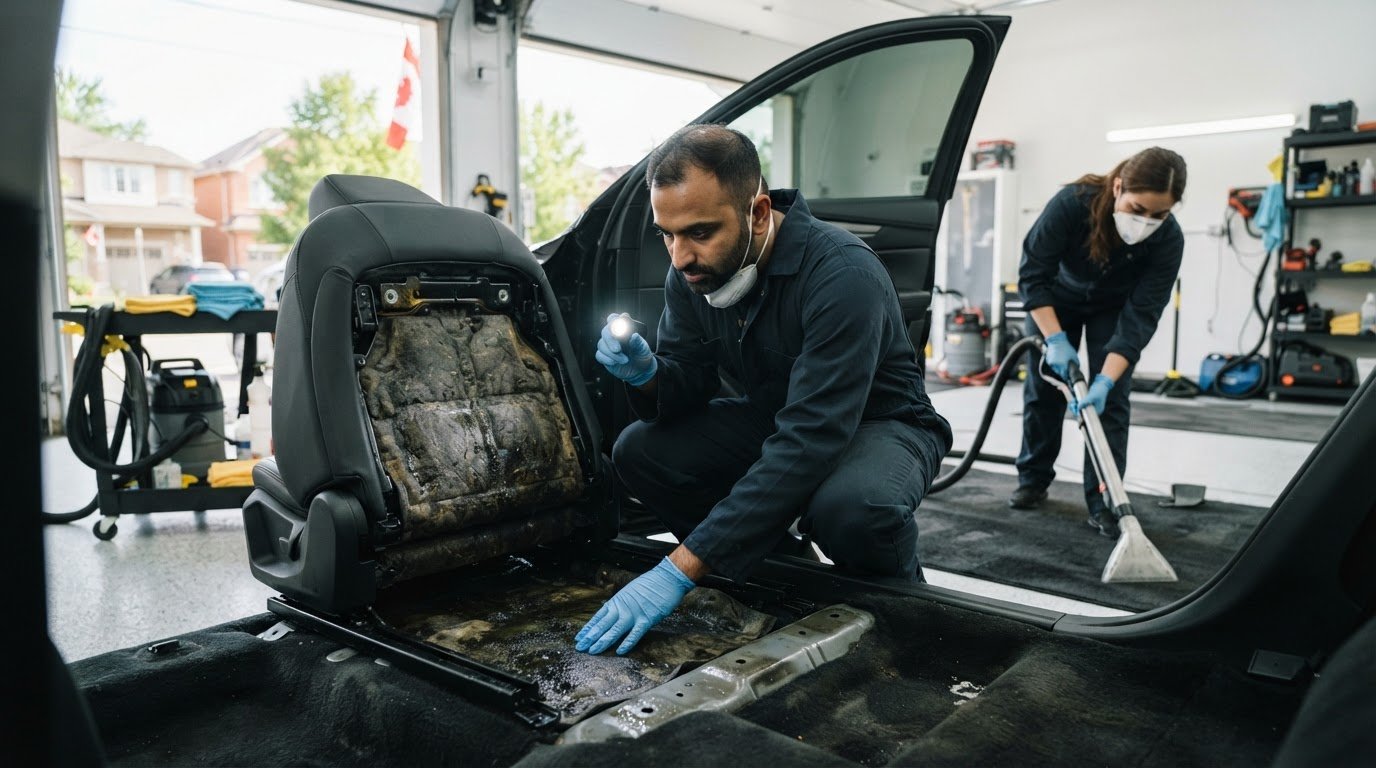 Professional Mold and Mildew Removal from Car Interior: What to Expect