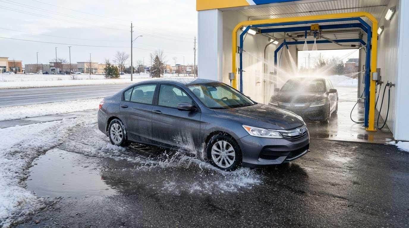 What to Do After Driving Through a Salt Brine Puddle